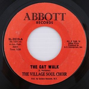 The Village Soul Choir – The Cat Walk / The Country Walk -45 rpm Vinyl Record 7"
